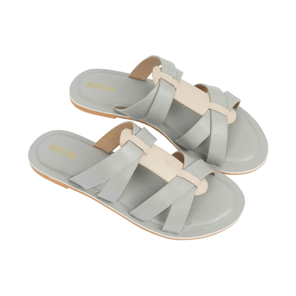 Cement Cute Summer Sandals - Bereal Shopping